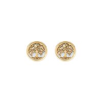 Orecchini Amen Donna Albero Della Vita in Argento Zircone ORALG3 - ORALG3
